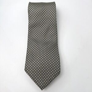 Vintage Tommy Hilfiger Tie Mens OS Silk Geometric Preppy Minimalist